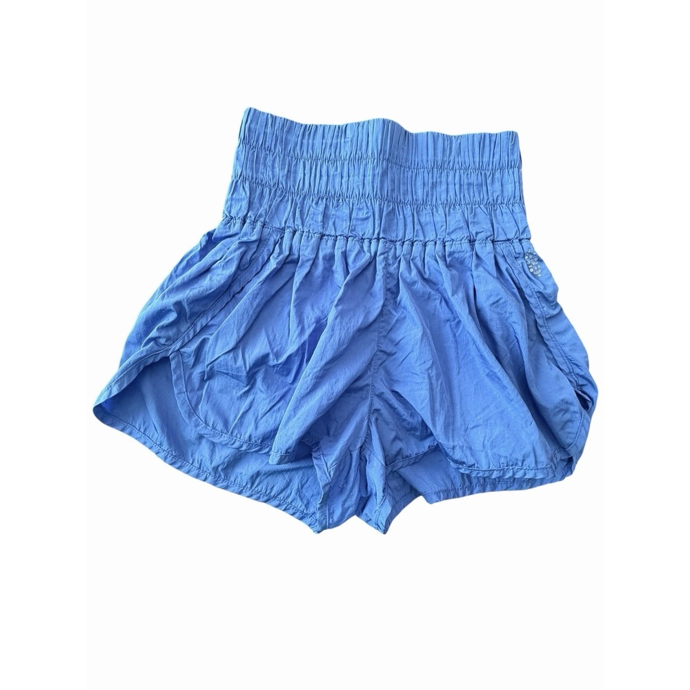 Free People Movement Shorts Size Small Blue The Way Home High Rise #FF3-1